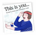 NotNiceThings Funny Christmas Card for Her Mum Wife - Cheeky Rude Joke by Deal US