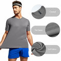 Haimont Dry Fit Athletic Running Shirt White Size L by Deal US