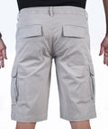 CHARBONNIER Men's Cargo Shorts Performance Series 100% Cotton LT Grey Size 38 by Deal US