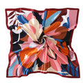 SHJINJU Women's 35" Satin Silk Hair Scarf Wrap Floral Print 1 Style Size 35" by Deal US
