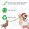 NotNiceThings Funny Christmas Card for Her Mum Wife - Cheeky Rude Joke by Deal US