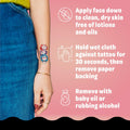 Tattly Metallic Festival Temporary Tattoos 20 Pieces Skin-Safe Vegan Ink by Deal US