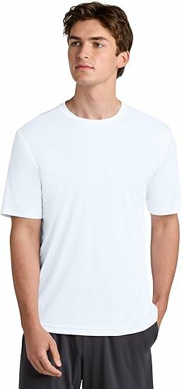 Haimont Dry Fit Athletic Running Shirt White Size L by Deal US