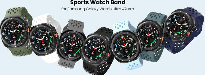 3 Pack Silicone Sport Band for Samsung Galaxy Watch Ultra 47mm by Deal US