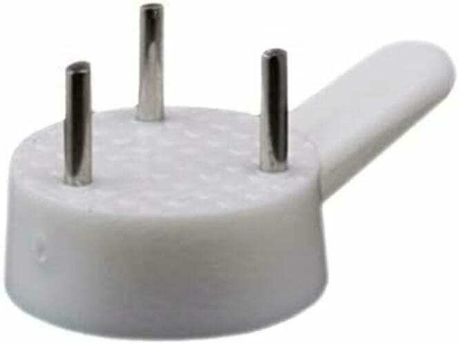 Galepromot 10Pcs White Plastic Non-Marking Wall Hooks for Hanging Home Decor by Deal US