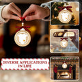 DEARMINE Baby First Christmas Ornament 2024 Wood Writable Newborn Gift by Deal US