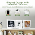 Sonogram Picture Frame with Inkless Hand Footprint Kit Gender Neutral Baby Decor by Deal US