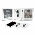 Sonogram Picture Frame with Inkless Hand Footprint Kit Gender Neutral Baby Decor by Deal US