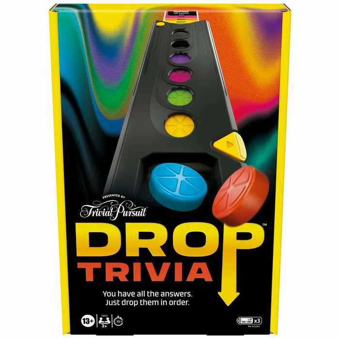 Drop Trivia Game | Electronic Party Game with Voice and Sounds | Ages 13+ | 2 or by Deal US