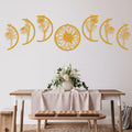 Cpcdaosk Moon Flower Metal Wall Decor Boho Moon Phase Art Indoor Home by Deal US