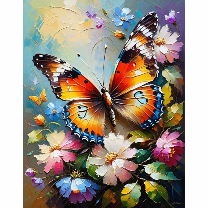 LYKEJI Butterfly Diamond Painting Kit 11.8x15.7 Inch Colorful 5D Full Round by Deal US