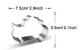 WJSYSHOP Air Compressor Shape Cookie Cutter Stainless Steel Silver by Deal US