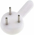 Galepromot 10Pcs White Plastic Non-Marking Wall Hooks for Hanging Home Decor by Deal US