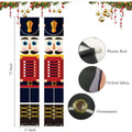 Nutcracker Christmas Banner Porch Sign Front Door Indoor Outdoor Decor by Deal US