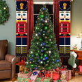 Nutcracker Christmas Banner Porch Sign Front Door Indoor Outdoor Decor by Deal US