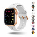 OIWZEF Silicone Band for Apple Watch 38-49mm Sport Strap Marble by Deal US
