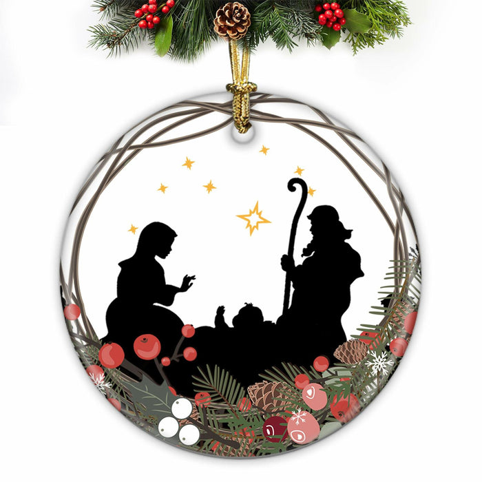 First Day of School Christmas Ornaments - Baby's 2024 Christmas Tree Decoration by Deal US