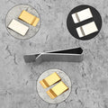 Qianyu Slim Money Clip 6 Pack Stainless Steel Cash Card Holder Gold Silver by Deal US