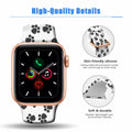 OIWZEF Silicone Band for Apple Watch 38-49mm Sport Strap Marble by Deal US