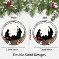 First Day of School Christmas Ornaments - Baby's 2024 Christmas Tree Decoration by Deal US