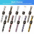 OIWZEF Silicone Band for Apple Watch 38-49mm Sport Strap Marble by Deal US