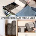 SOARSAIL Compression Packing Cubes 6 Pack Travel Organizer Charcoal Gray by Deal US