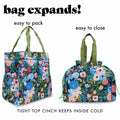 Insulated Lunch Bag for Women Drawstring Reusable Work Office Large Box by Deal US
