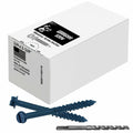 Grrrgooo 1/4 x 1-1/4 Concrete Screws Slotted Hex Washer Head 100pcs by Deal US