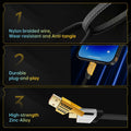 4-in-1 USB-C Charging Cable PD 65W Fast Charge Data Sync 4ft by Deal US