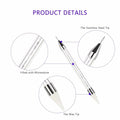 5PCS Rhinestone Picker Tool Dual End Dotting Pen Nail Art Crystal Handle by Deal US