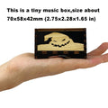 Wood Music Box Wind Up Laser Engraved Halloween Christmas Musical Gift by Deal US