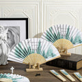 Threehoney 25pcs Funeral Memorial Folding Fans Sympathy Condolence Gifts by Deal US