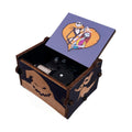 Wood Music Box Wind Up Laser Engraved Halloween Christmas Musical Gift by Deal US