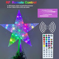 LED Christmas Tree Topper Star 9in Color Changing w/Remote USB Plug by Deal US