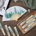 Threehoney 25pcs Funeral Memorial Folding Fans Sympathy Condolence Gifts by Deal US