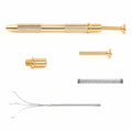 3 Pack 4 Claw Pick Up Tool Jeweler Parts Holder Tweezers Black by Deal US