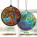 AVERXO Tree of Life Viking Suncatcher Window Hanging Decor 6in Open Box by Deal US