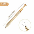 3 Pack 4 Claw Pick Up Tool Jeweler Parts Holder Tweezers Black by Deal US