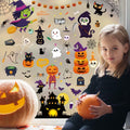 Halloween Decorations 743 PCS Window Clings 10 Sheets Large Double-Sided by Deal US