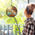 AVERXO Tree of Life Viking Suncatcher Window Hanging Decor 6in Open Box by Deal US