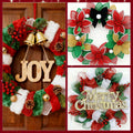 Funactu Metallic Mesh Ribbon 10in x 30ft Red Foil Christmas Decor by Deal US