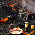 Maitys 36pcs Halloween Bat Cutouts Paper Wall Decor Stickers by Deal US