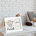 CIANMGD Funny Coworker Gift Wood Picture Frame 4x6 Work Bestie by Deal US