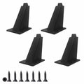 4pcs 4in Metal Furniture Legs Replacement for Sofa Cabinet Table Chair by Deal US