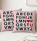 MAZSHTTD Valentines Pillow Covers 18x18 Inch Pink Polyester 2 Pack by Deal US
