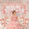 Holkcog Happy 10th Birthday Decorations Girl Rose Gold Banner Party Supplies by Deal US