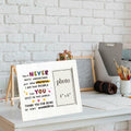 CIANMGD Thank You Picture Frame Inspirational Appreciation Gift 4x6 Wood by Deal US