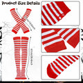 POEWAUVE Women Halloween Fast Food Costume Set Wig Apron Socks Gloves by Deal US