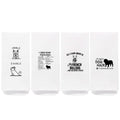 NEGIGA French Bulldog Kitchen Towels 16x24 Set of 4 Frenchie Mom Gifts by Deal US