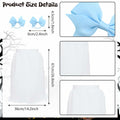 POEWAUVE Women Halloween Fast Food Costume Set Wig Apron Socks Gloves by Deal US